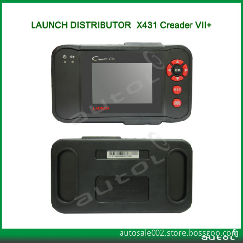 Hot Selling! ! ! 100% Original Launch X431 Creader VII+ Multi-Language Diagnostic Instrument Crp123 Launch Creader C7+